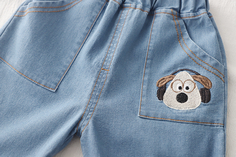 Conjunto Infantil Cachorrinho e Jeans