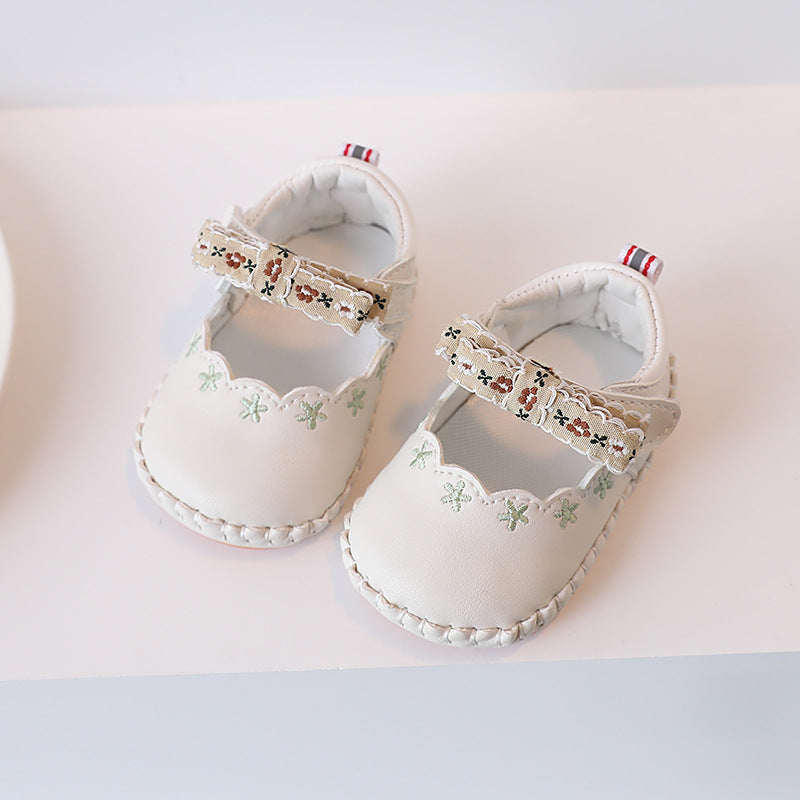 Sapato Infantil Feminino Florzinhas