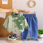 Conjunto Infantil Lístras e Jeans