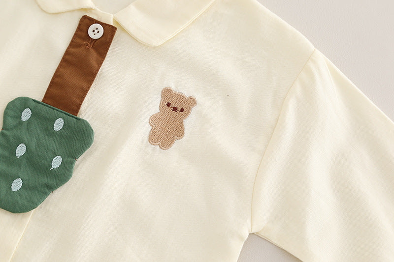 Conjunto Infantil Masculino 3 Peças Urso