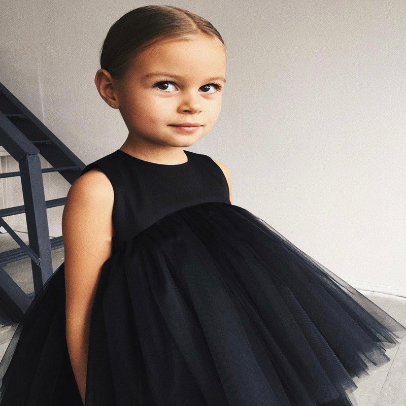 Vestido Infantil Camadas de Tule