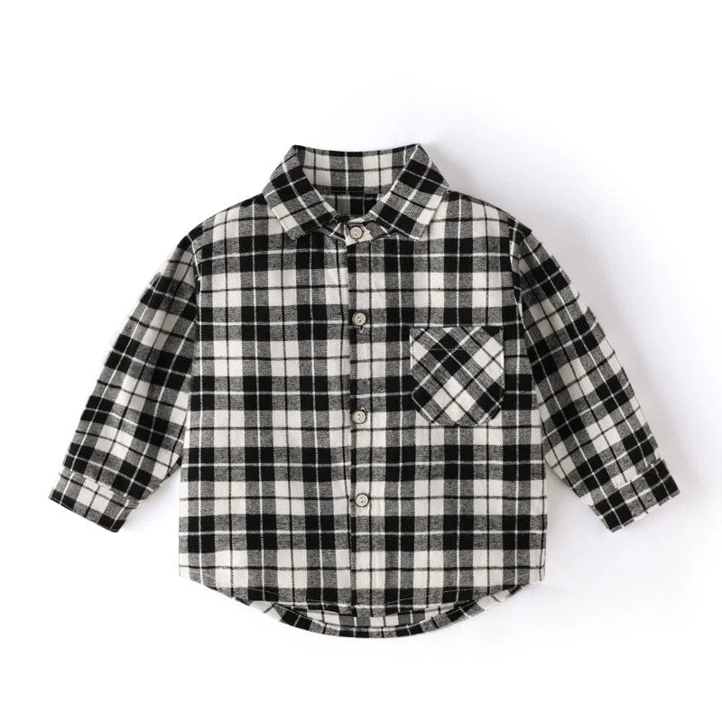 Camisa Infantil Masculina Xadrez