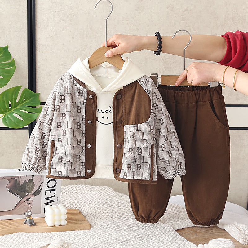 Conjunto Infantil Masculino 3 Peças Luck