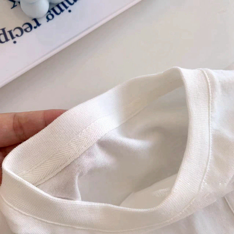 Camiseta Infantil Bolso Cachorrinho