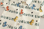 Jardineira Infantil Jeans com Camisa