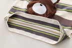 Conjunto Infantil Listras Ursinho