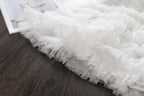 Vestido Infantil Florzinhas Camadas De Tule