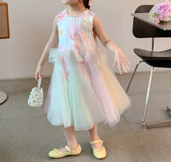 Vestido Infantil Floral Colors