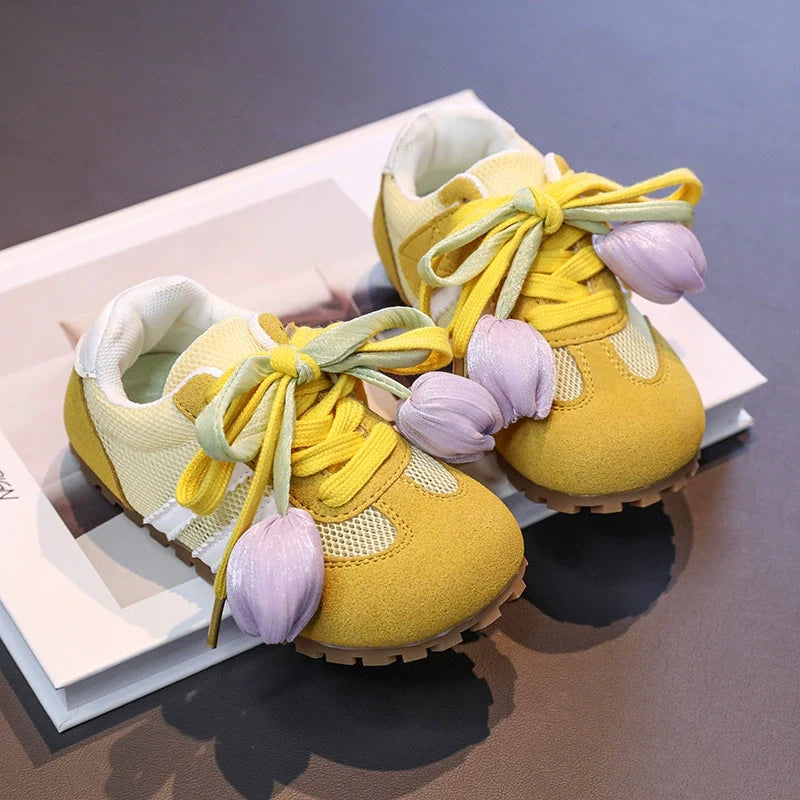 Tênis Infantil Cadarço Tulipa
