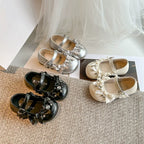 Sapato Infantil Feminino Lacinho e Pedras
