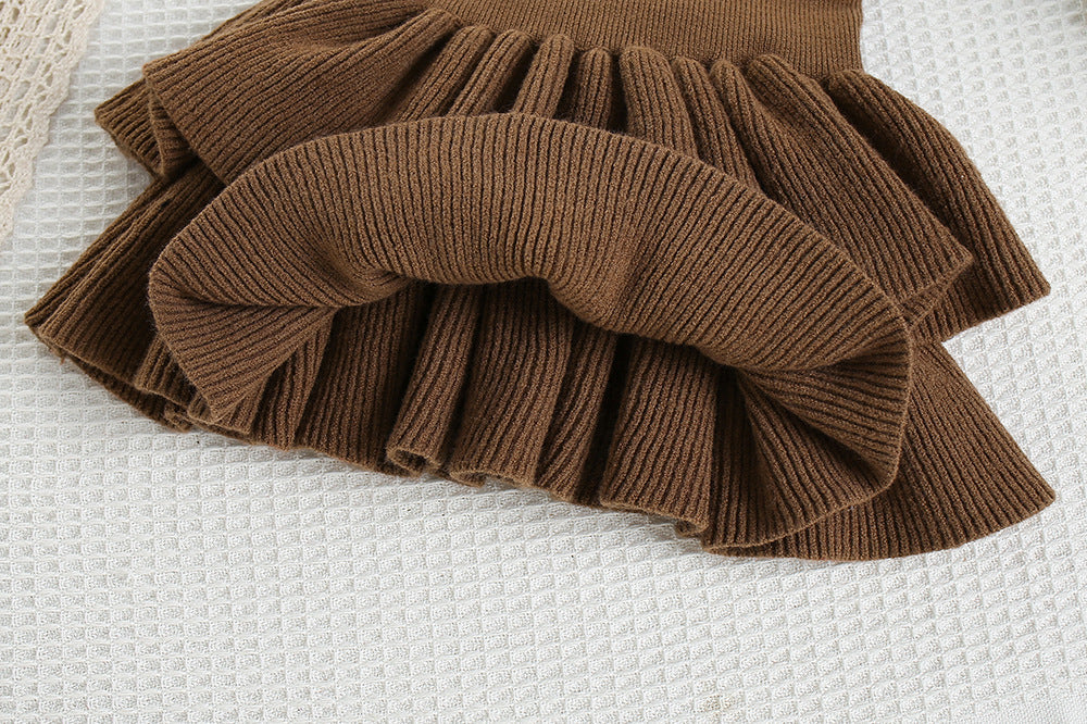 Conjunto Infantil de Tricô Lacinhos