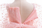 Vestido de Festa Infantil Tule Coraçõeszinhos