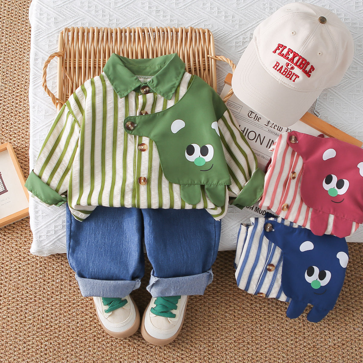 Conjunto Infantil Lístras e Jeans