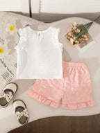 Conjunto Infantil Verão Flores
