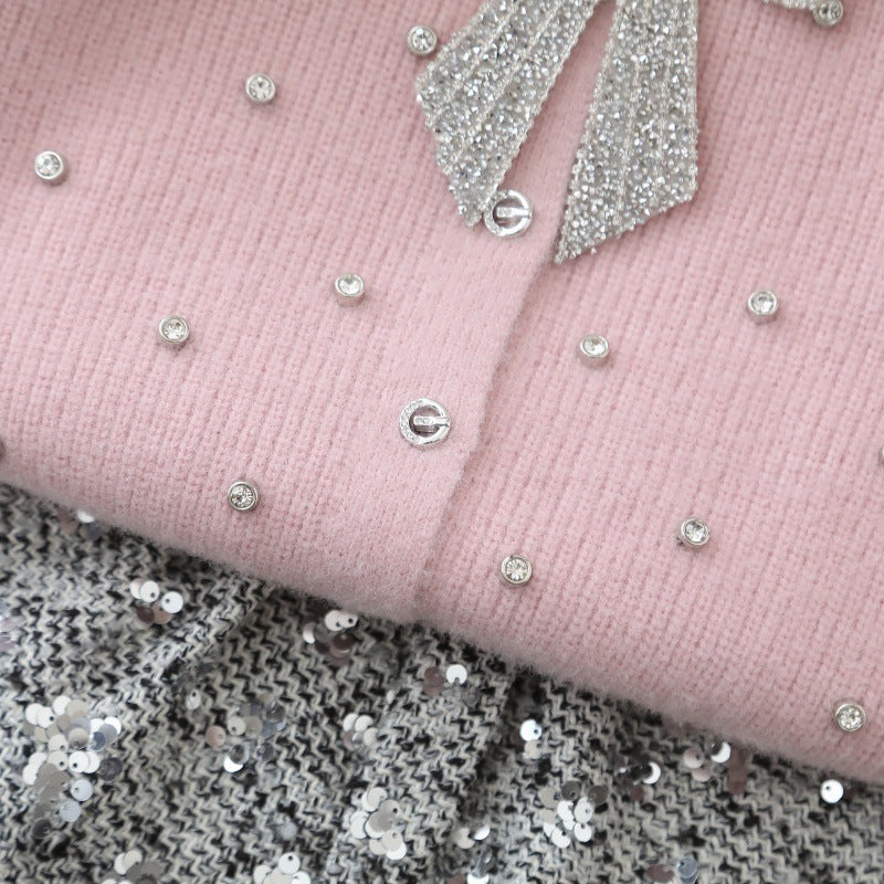 Conjunto Infantil Brilhante Lacinho