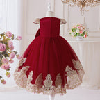Vestido de Festa Infantil Renda e Laço