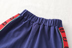 Conjunto Infantil Masculino Azul e Vermelho