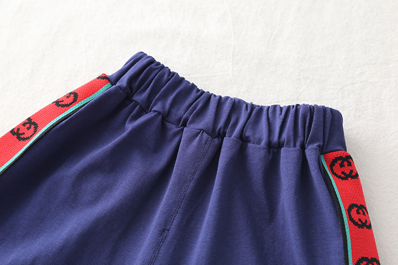 Conjunto Infantil Masculino Azul e Vermelho