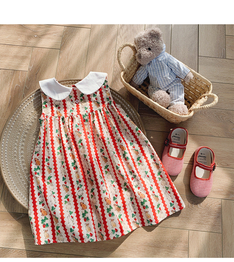 Vestido Infantil Verão Coelhinhos