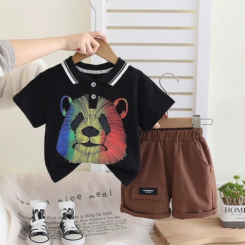 Conjunto Infantil Mascilino Pandinha