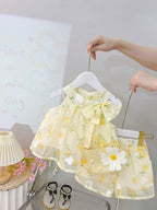 Conjunto Infantil Feminino Floral