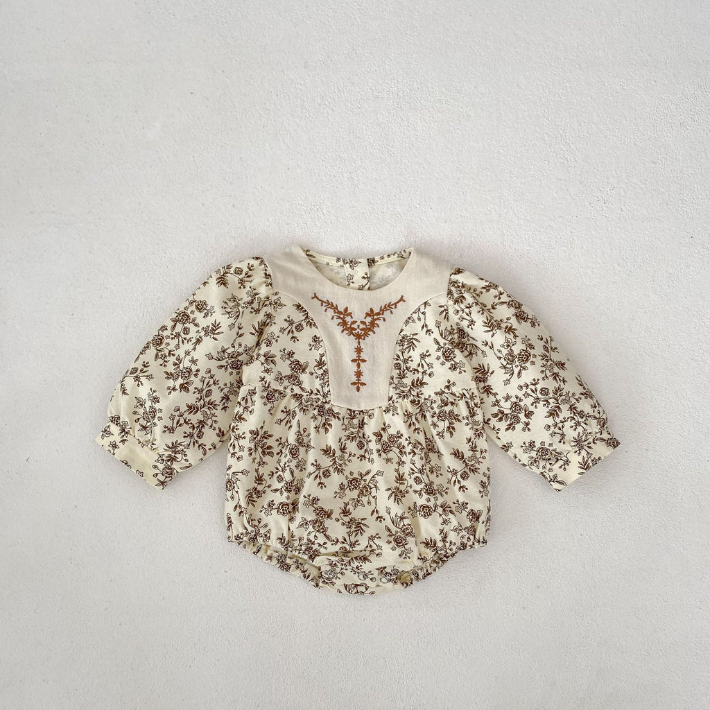 Body Infantil Feminino Flores