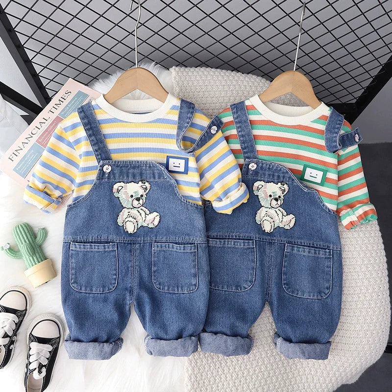 Conjunto Infantil Lístras e Jeans