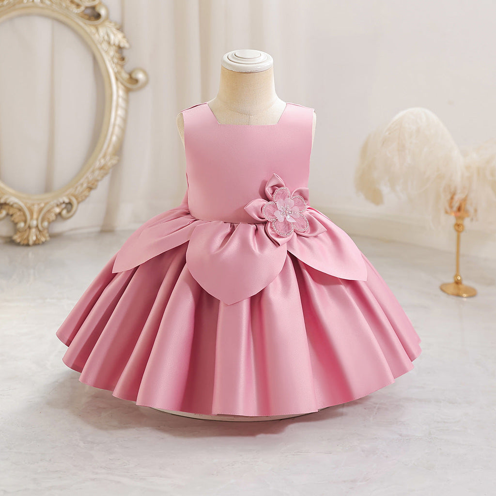 Vestido de Festa Infantil Florzinha