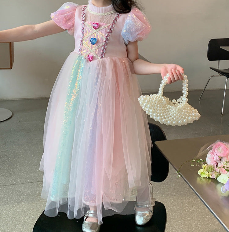Vestido Infantil de Princesa Colors