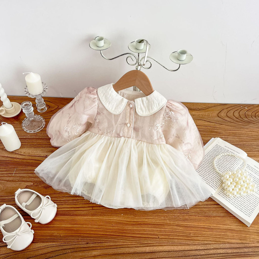Body Infantil Feminino Floral eTule