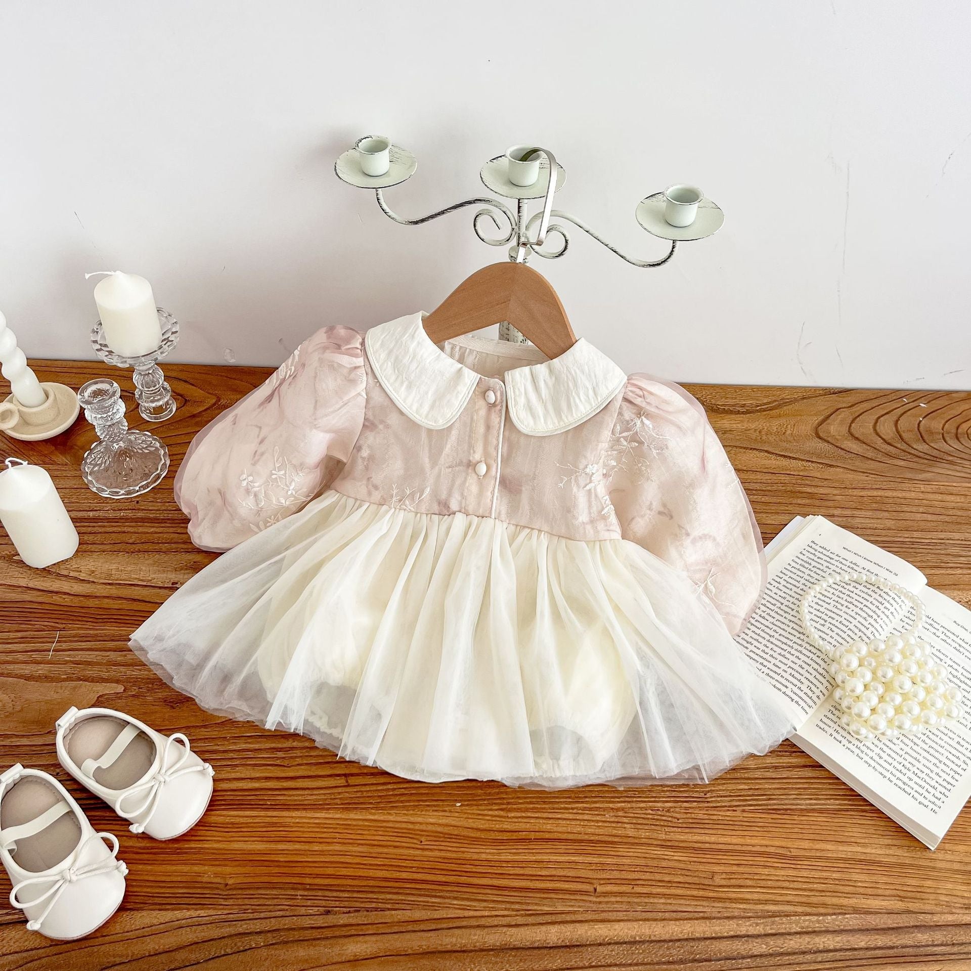 Body Infantil Feminino Floral eTule