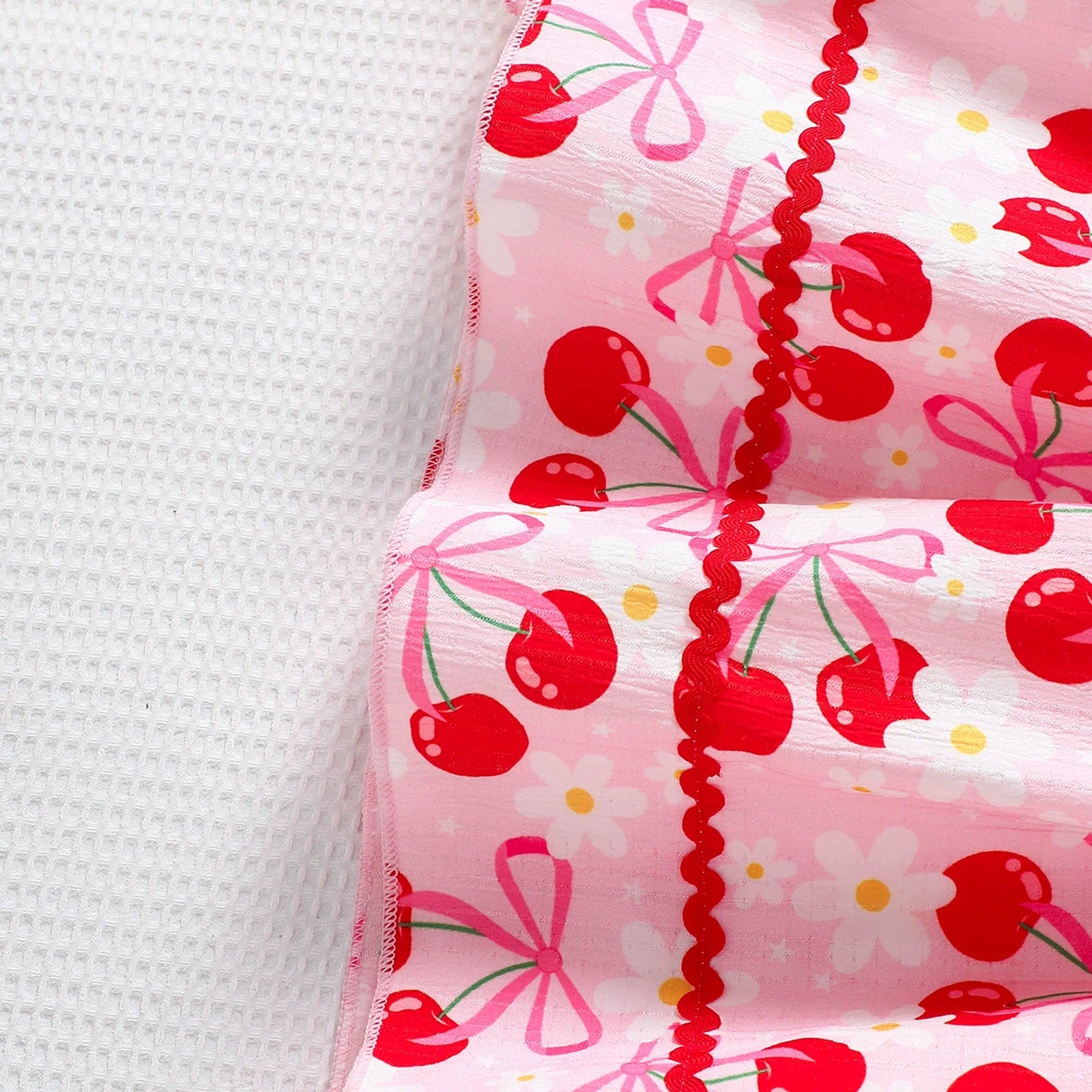 Vestido Infantil Cerejinhas
