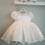 Vestido de Festa Branco Pérolas