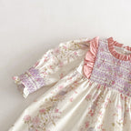 Vestido Infantil Babadinho Flores