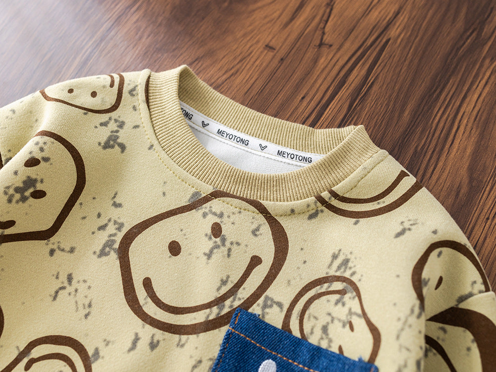 Conjunto Infantil Smiley e Jeans