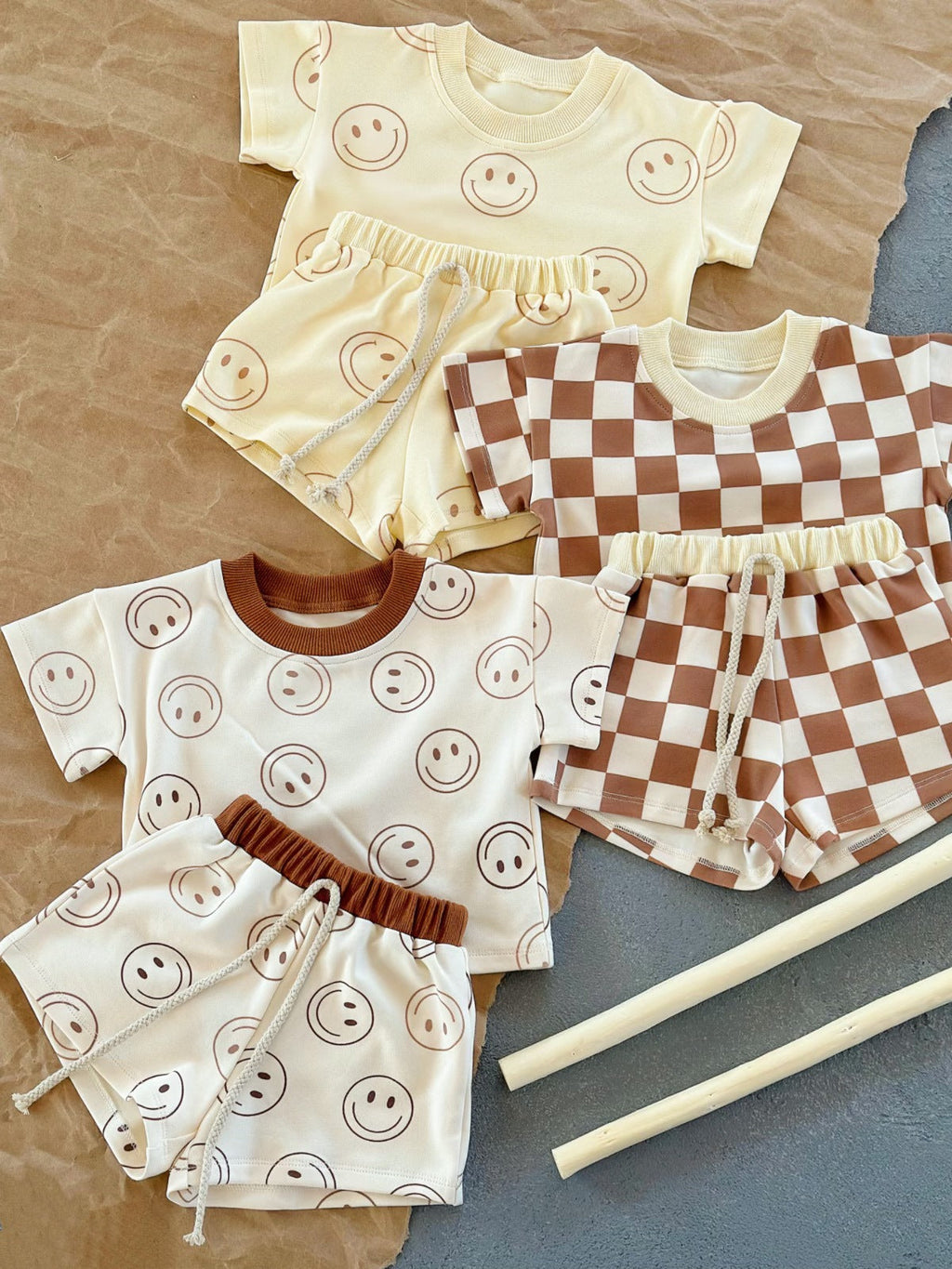 Conjunto Infantil de Verão Estampadinho
