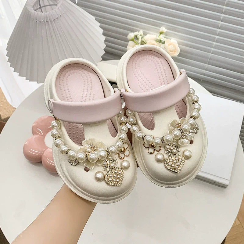 Crocks Infantil Pedrarias Florzinhas