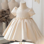 Vestido de Festa Infantil com Flores