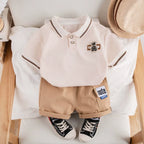 Conjunto Infantil Masculino Ursinho Bolsinho