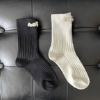 Meia Infantil Pérolas