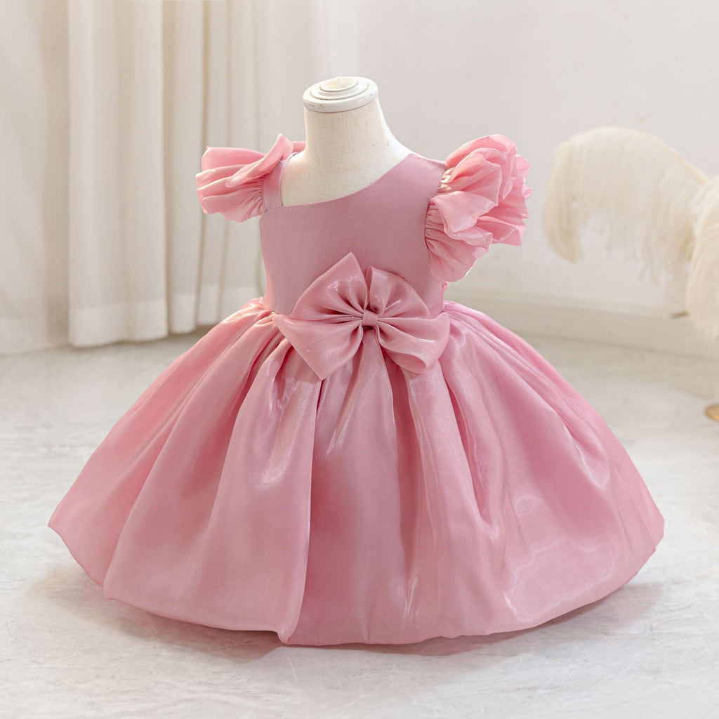 Vestido Infantil De Festa com Lacinho