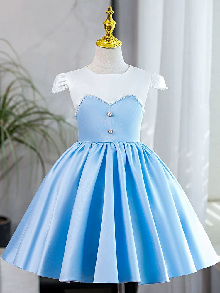 Vestido De Festa Azul Princesinha