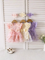 Body Infantil Feminino Flores