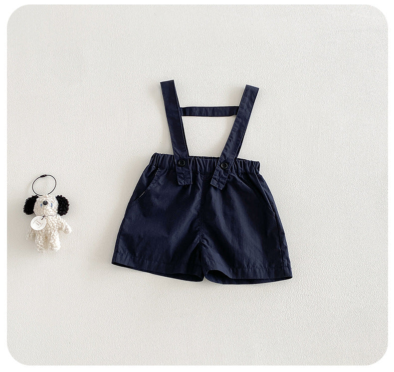 Conjunto Infantil Jardineira Gravatinha