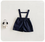 Conjunto Infantil Jardineira Gravatinha