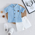 Conjunto Infantil Masculino Verão Botões