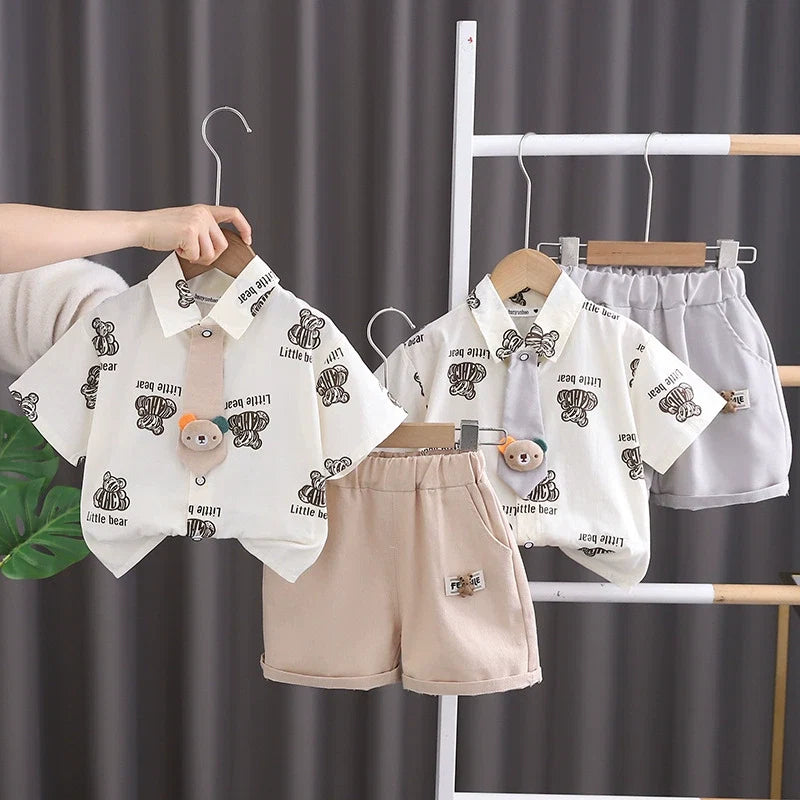 Conjunto Infantil Ursinhos Gravatinha