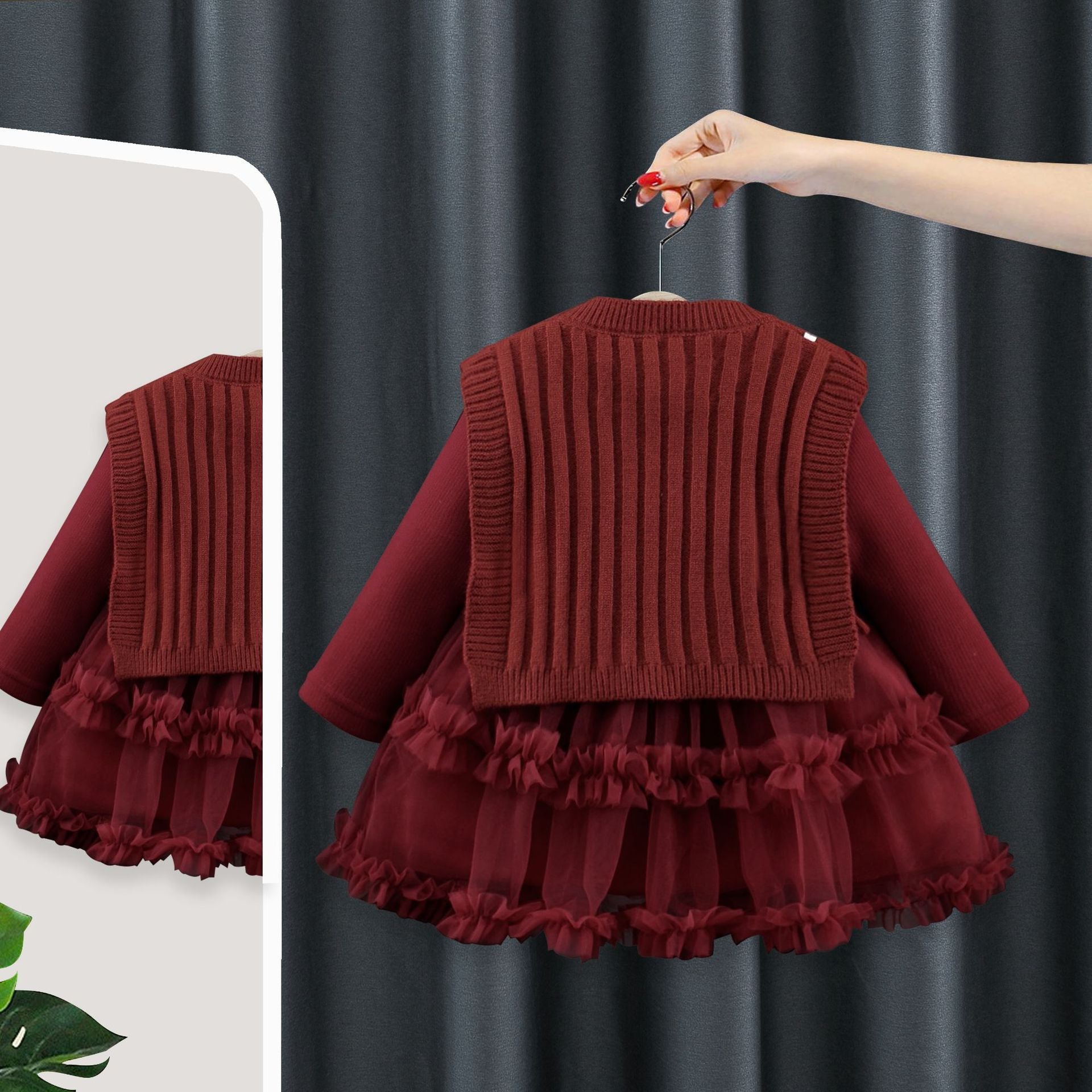 Conjunto Infantil Feminino Tule+ Colete