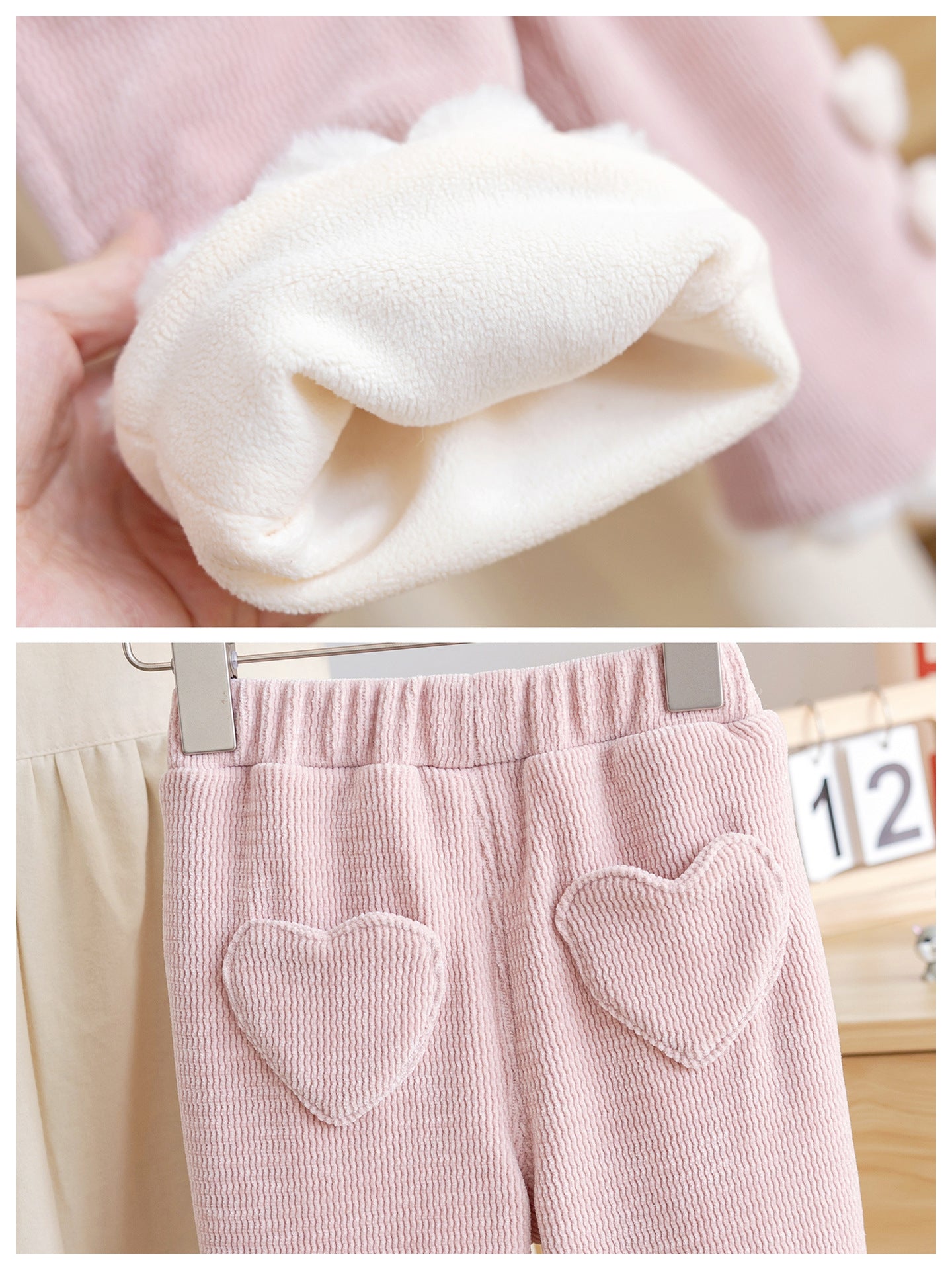 Calça Infantil Inverno Coraçãozinho