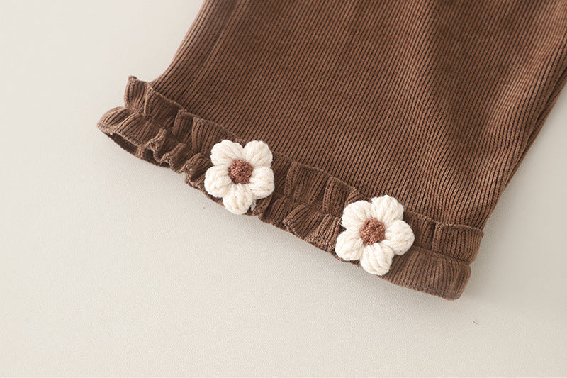 Conjunto Infantil 3 Peças Florzinhas